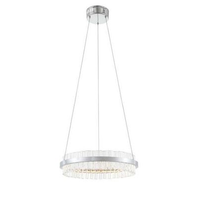 SL383.103.01 Светильник подвесной ST-Luce Хром/Хром, Прозрачный LED 1*34W 3000K