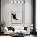 SL6130.403.24 Светильник подвесной ST-Luce Черный/Белый, Дымчатый LED 1*28W 3000K