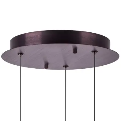 796139 Люстра CARAMELLO LED 3х6W 330LM КОФЕЙНЫЙ/МУЛЬТИКОЛОР 3000K Lightstar