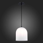 SL1302.403.01 Светильник подвесной ST-Luce Черный/Белый E27 LED 1*7W