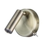 5222/3WL LEDIO LN22 016 бронза Бра с выкл. LED 3W 3000K 330Лм  220V CHASE