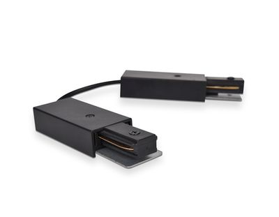 Коннектор гибкий однофазный для соединения трековых шинопроводов GL7088 BK черный