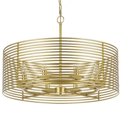 728083 Люстра ZETA 8х40W E14 ЗОЛОТО Lightstar