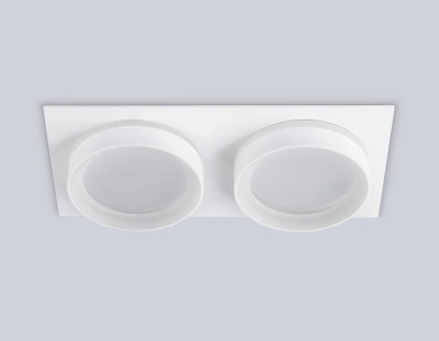 Светильник встраиваемый TN6711/2 WH белый IP44 GX53/2 max 15W 210*105*45