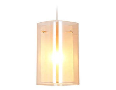 Подвесной светильник TR3681 GD/TI/FR золото/янтарь/белый матовый E14 max 40W D110*950
