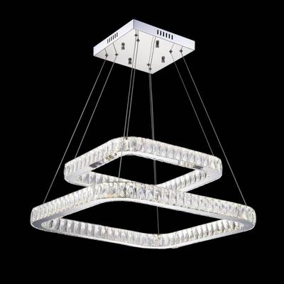 Eletto Granda EL336P70 LED Люстра хрустальная с пультом Хром