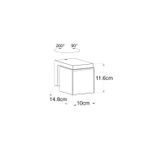 Уличный настенный светильник Arte lamp BELGRADE A5193AL-1BK, 1хLED