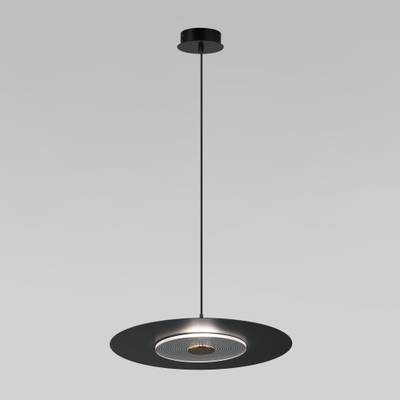 Подвесной светильник с металлическим плафоном 40030/1 LED / черный