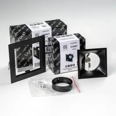 D51707BMOD Светильник DOMINO QUADRO под LED модуль/лампу МR16 (214517+214507+214007)