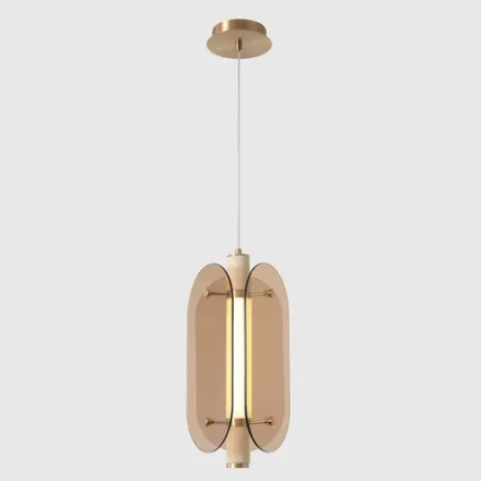 Светильник подвесной Crystal Lux AMARILLO SP18W LED BRASS 0120/218