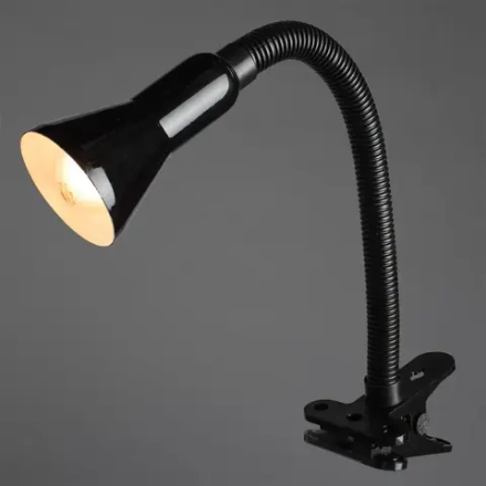 Офисная настольная лампа Arte Lamp CORD A1210LT-1BK, 1хE14