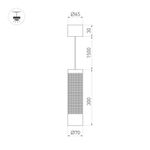 Светильник SP-SPICY-HANG-R70-13W Day4000 (GD, 50 deg, 230V) (Arlight, IP20 Металл, 3 года)