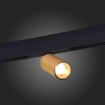 ST807.236.12 Магнитный трековый светильник Золотистый LED 1*12W 3000K 500Lm Ra>90 IP20 D50xH173 48VV