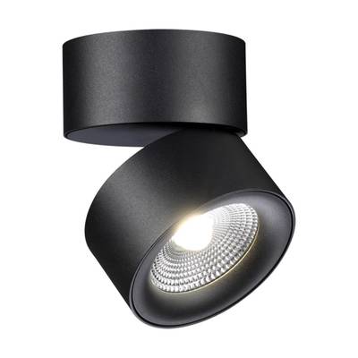 358781 OVER NT21 221 черный Светильник накладной светодиодный IP20 LED 25W 4000K 2200Лм 100-265V GRODA