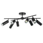 LR7283748740 Люстра RULLO 8х50W GU10 ЧЕРНЫЙ (571728+214437-4+214487-4+202430-8)