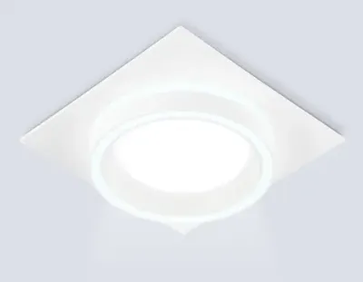 Светильник встраиваемый TU5220 WH белый IP20 GX70 D150*150*52