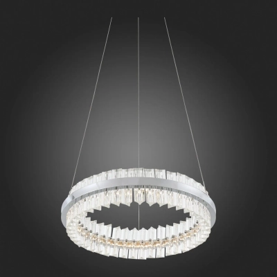 SL383.103.01 Светильник подвесной ST-Luce Хром/Хром, Прозрачный LED 1*34W 3000K