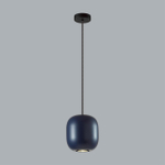 5060/1CA PENDANT ODL24 377 темн.синий/черныйметалл Подвес GU10 LED 4W COCOON