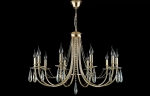 Люстра Crystal Lux VICTORIA SP10 GOLD/AMBER 3340/310