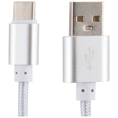 Кабель Energy ET-01 USB/Type-C, цвет - серебро