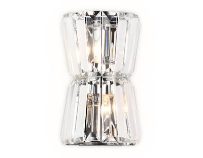 Настенный светильник TR5217/2 СН/CL хром/прозрачный E14/2 max 40W 245*150*110