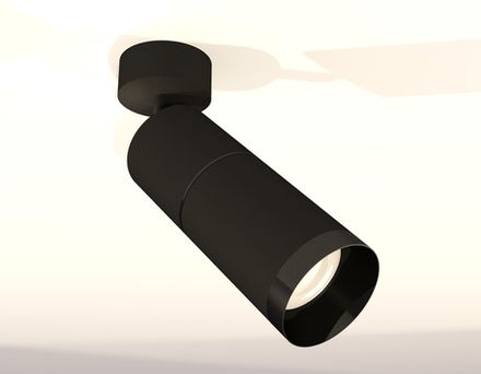 Комплект поворотного светильника XM6313011 SBK/PBK черный песок/черный полированный MR16 GU5.3 (A2210, C6302, A2061, C6313, N6131)