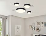 Светильник светодиодный потолочный FV5513 BK черный LED 15W 3000K D120*58 (Без ПДУ)