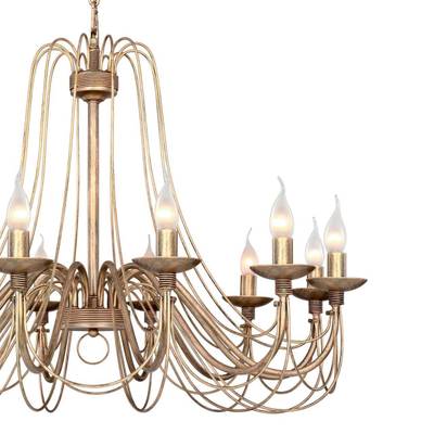 Подвесная люстра Chateau 2163-12P, 12*E14*40W. ТМ F-Promo
