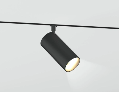 Светильник светодиодный трековый Magnetic 48V 10mm GL2315 BK черный IP20 24W 3CCT 3000-6400K D65*140
