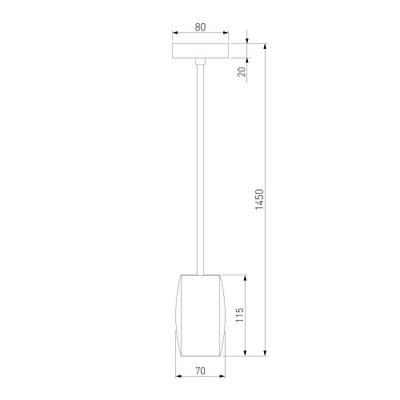 Подвесной светильник 50246/1 LED/ белый, LED