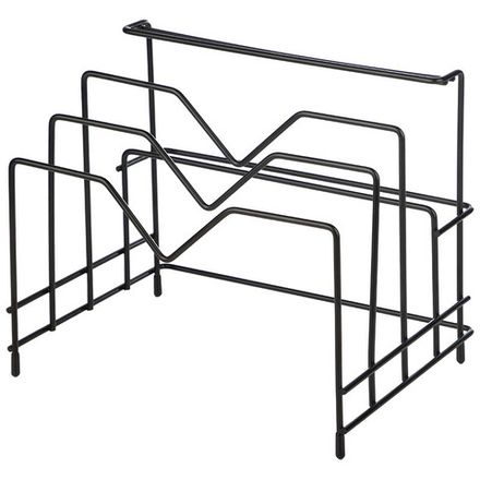 Держатель настольный для крышек/досок L’ordine Nero, 26,5*19*21 см