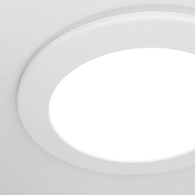 Встраиваемый светильник Стоктон / Stockton 12 Вт 3-4-6 К 110° IP44 с переключателем цветовой температуры, DL016-6-L12W. TM Maytoni