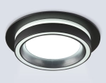 Светильник встраиваемый TU5210 BK черный IP20 GX70 D150*52