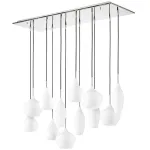 803120 Подвес PENTOLA 12x40W E14 ХРОМ/БЕЛЫЙ Lightstar