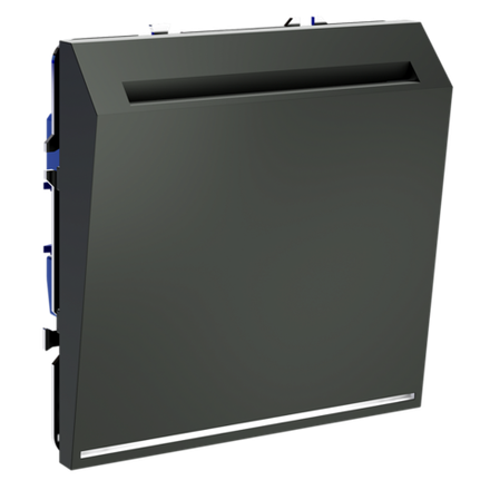 VLS010706 Выключатель встраиваемый VOLTUM S70 карточный 16А, (титан). (ТМ Maytoni)