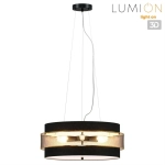8003/6C MODERNI LN26 312 черный/черный, золотой металл/металл, текстиль Потолочный светильник Е27 6*60W 220V ANIMAISA