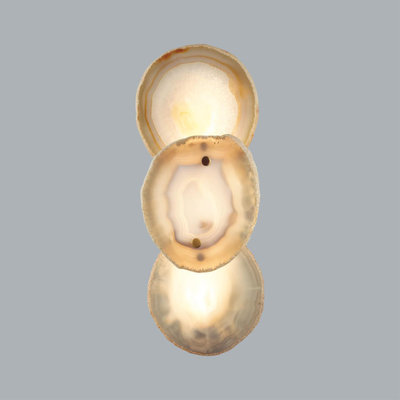 7065/10WL L-VISION ODL25 219 Настенный светильник бронзовый/металл/акрил/агат IP20 LED 10W 3000K 220V AGATE