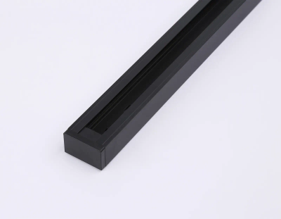 Шинопровод накладной однофазный Standard 220V GL7102 BK черный 1000*32.5*19.8 (ввод питания, 1 заглушка, крепление в комплекте)