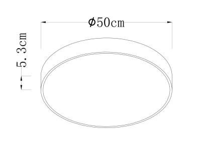 Потолочный светильник Arte Lamp ARENA A2670PL-1WH, 1хLED