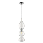 Светильник подвесной Crystal Lux IRIS SP1 B TRANSPARENT 2075/201
