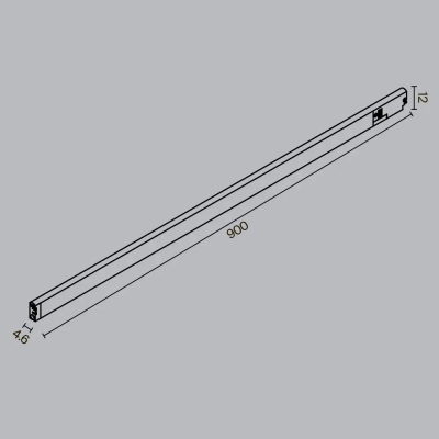 Трековый светильник Базис / Basis Levity 2700К 15Вт 100°, TR190-1-15W2.7K-B. TM Maytoni
