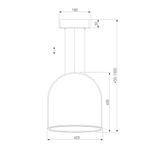 Подвесной светодиодный светильник 90322/1 черный, LED