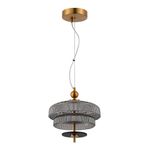 SL6122.303.01 Светильник подвесной ST-Luce Латунь/Латунь, Дымчатый LED 1*8W 3000K