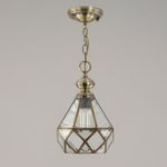 Citilux Витра-1 CL442110 Подвесной светильник витражный Бронза