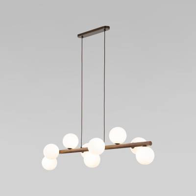 Подвесной светильник со стеклянными плафонами 10273 Estera Wood