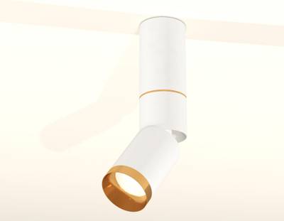 Комплект накладного поворотного светильника XM6312130 SWH/PYG белый песок/золото желтое полированное MR16 GU5.3 (C6322, A2062, A2220, C6312, N6134)