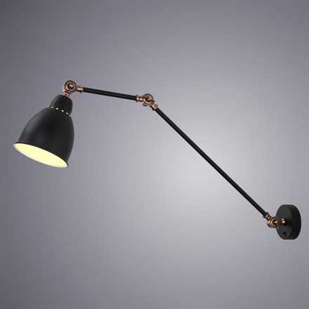 Бра Arte Lamp BRACCIO A2055AP-1BK, 1хE27
