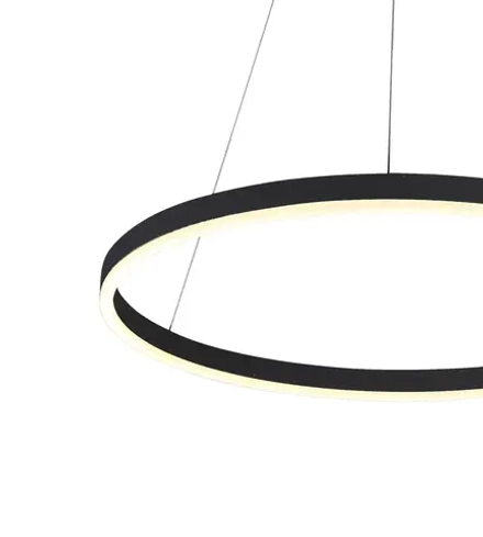 08212,19A(4000K) Подвес Тор черный d40 h150 Led 23W (4000K) 2 типа крепления