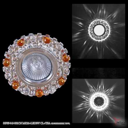 00755-9.0-001CN MR16+LED3W CL+TEA светильник точ.