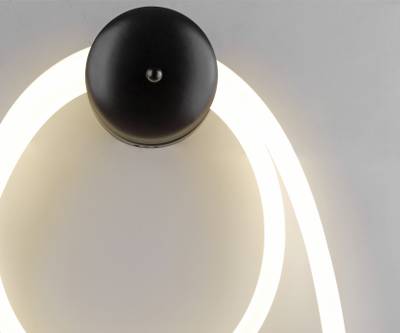 08041-2,19 Настенный светильник Далия черный w38*9,5 h56 Led 60W (4000K)